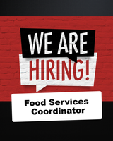 Now Hiring Food Services Coordinator